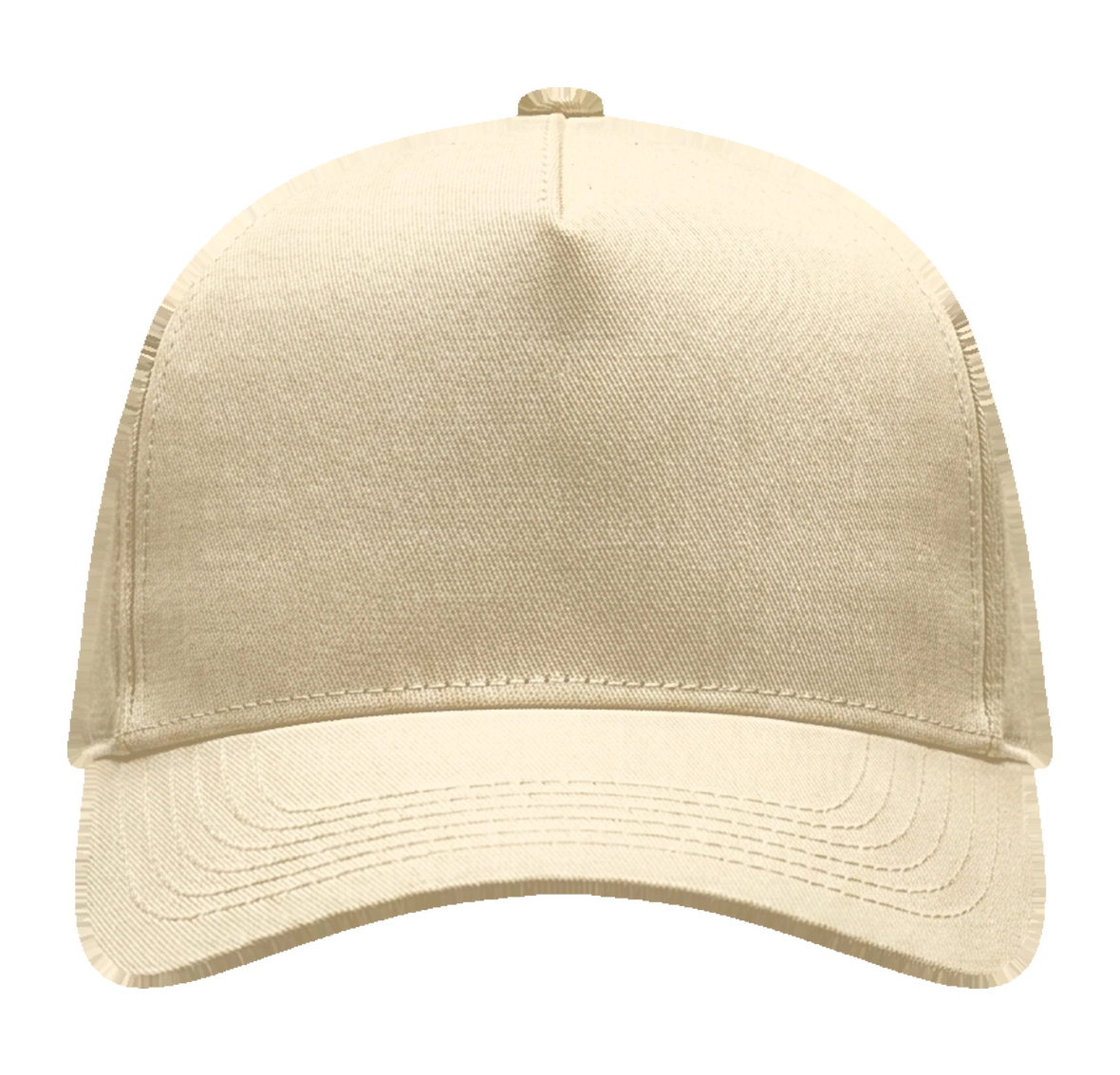 Premium Custom A-Frame Cap in cream