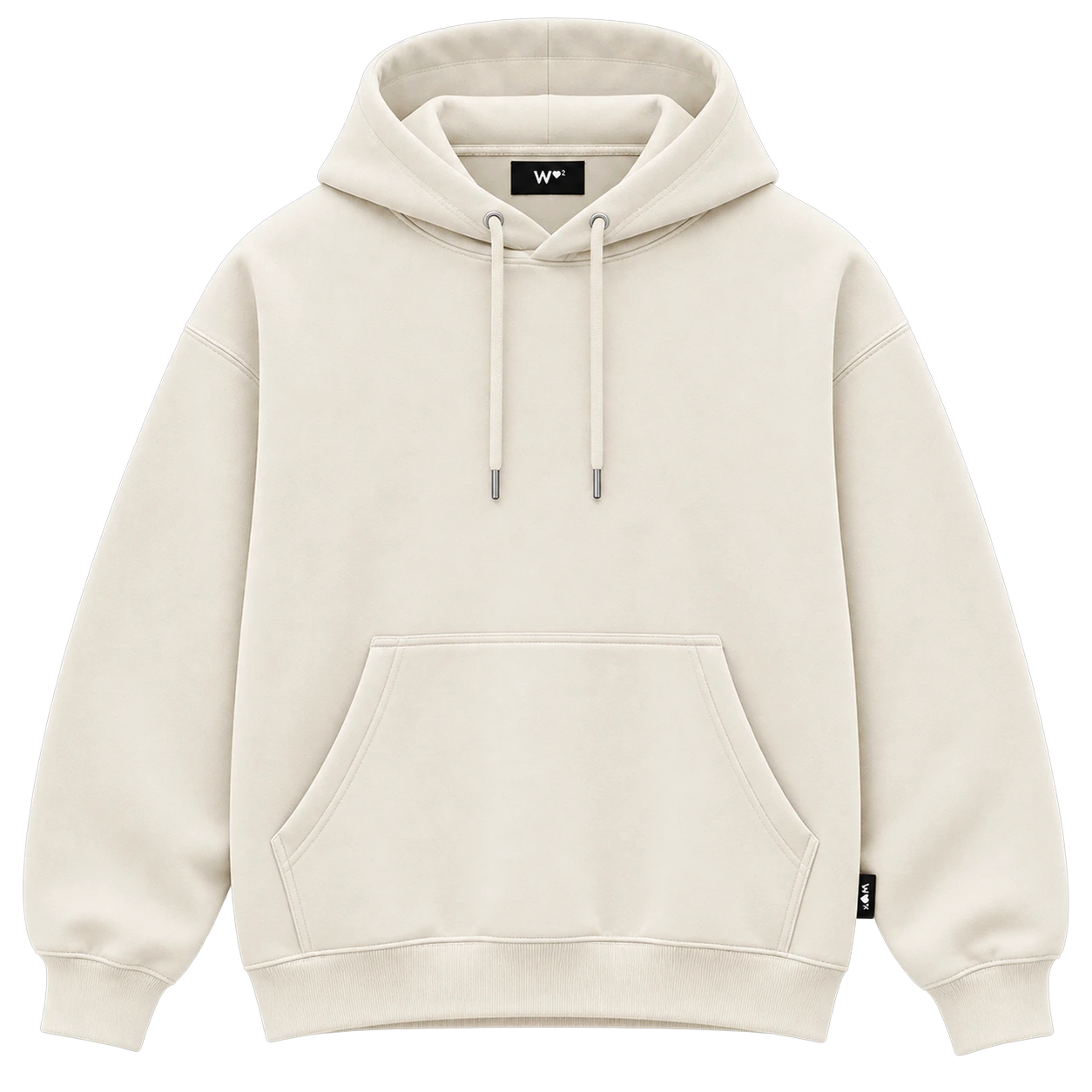 Premium Custom Hoodie in cream