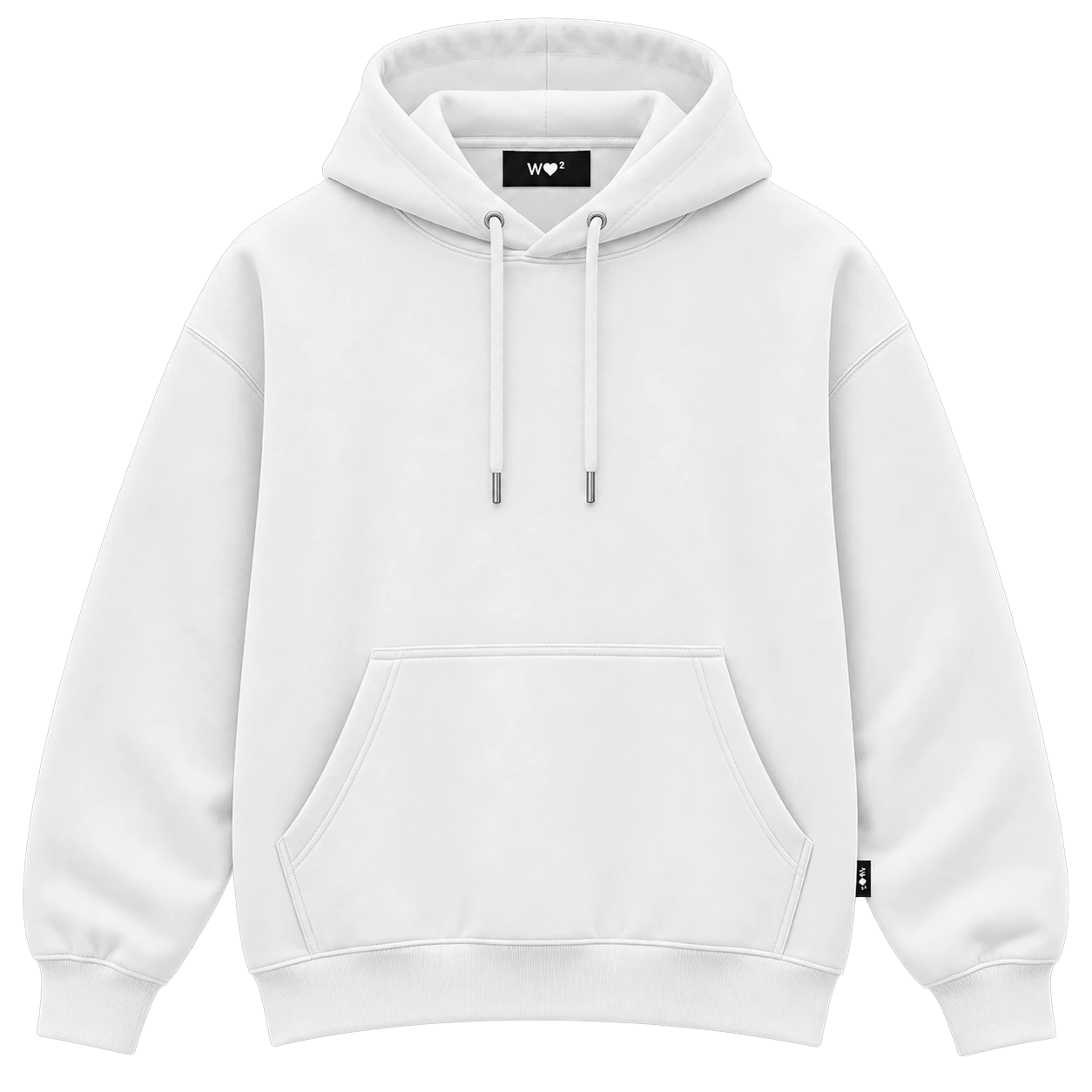 Premium Custom Hoodie in white