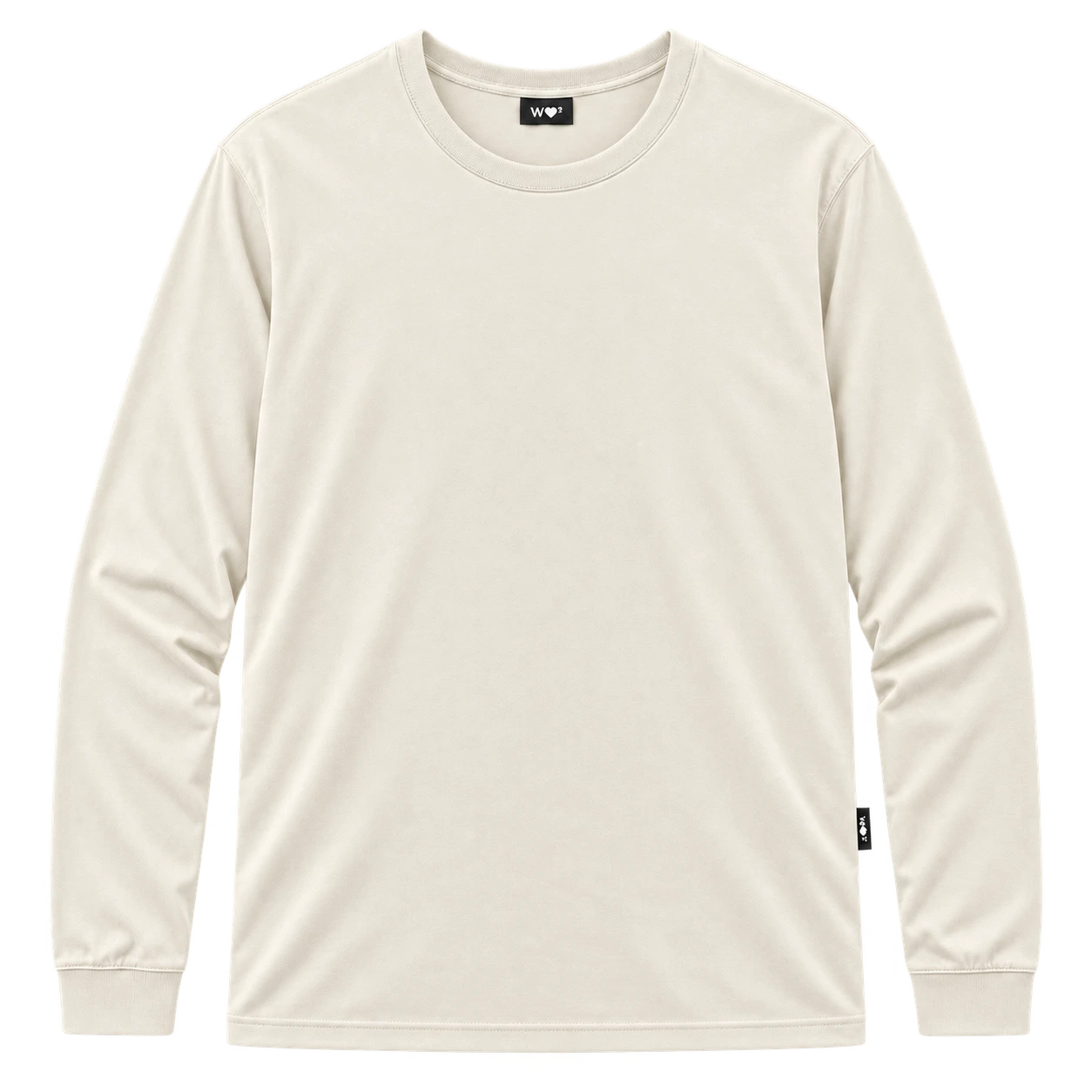 Premium Custom Long Sleeve in cream
