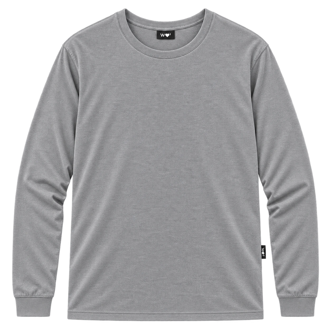 Premium Custom Long Sleeve in grey