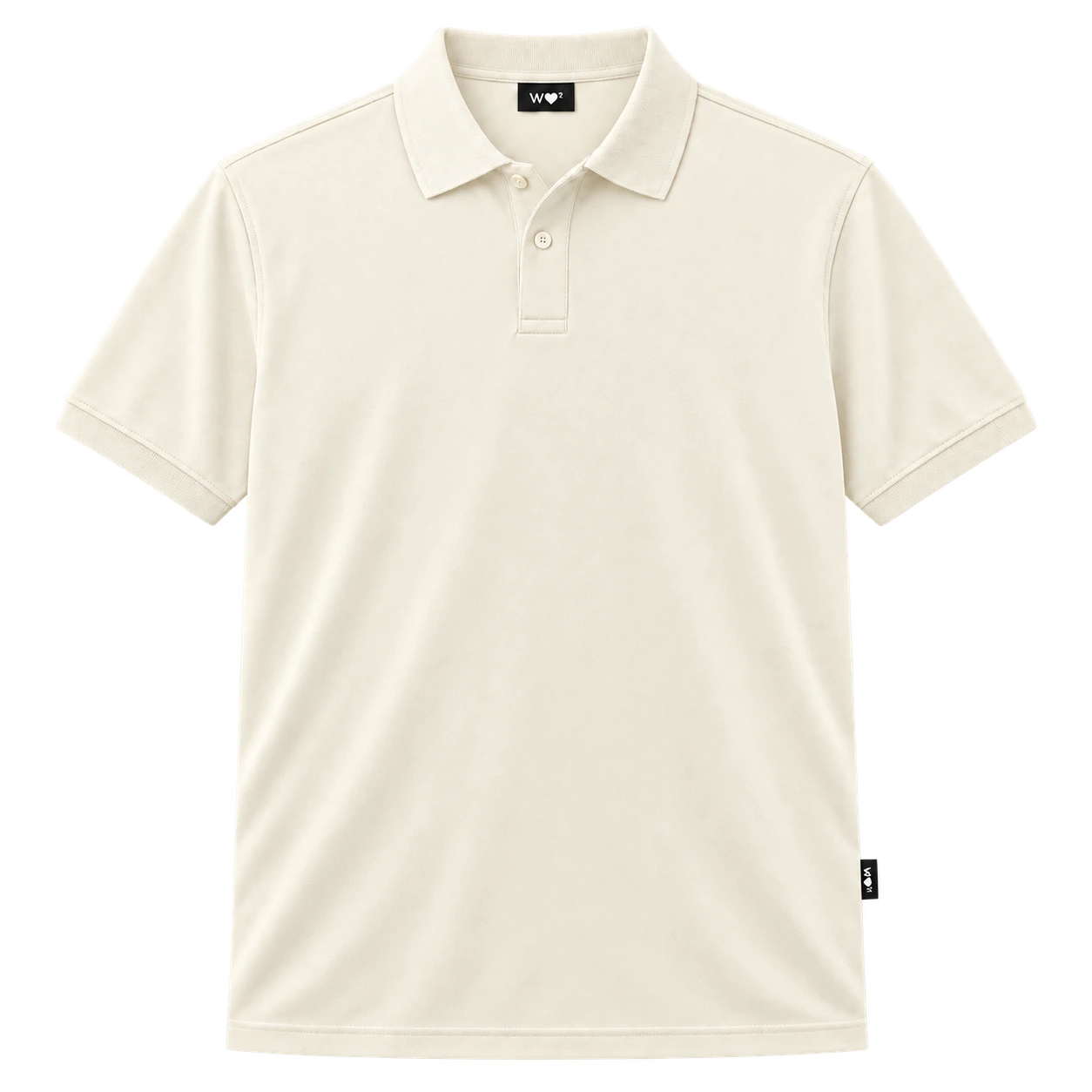 Premium Custom Polo in cream