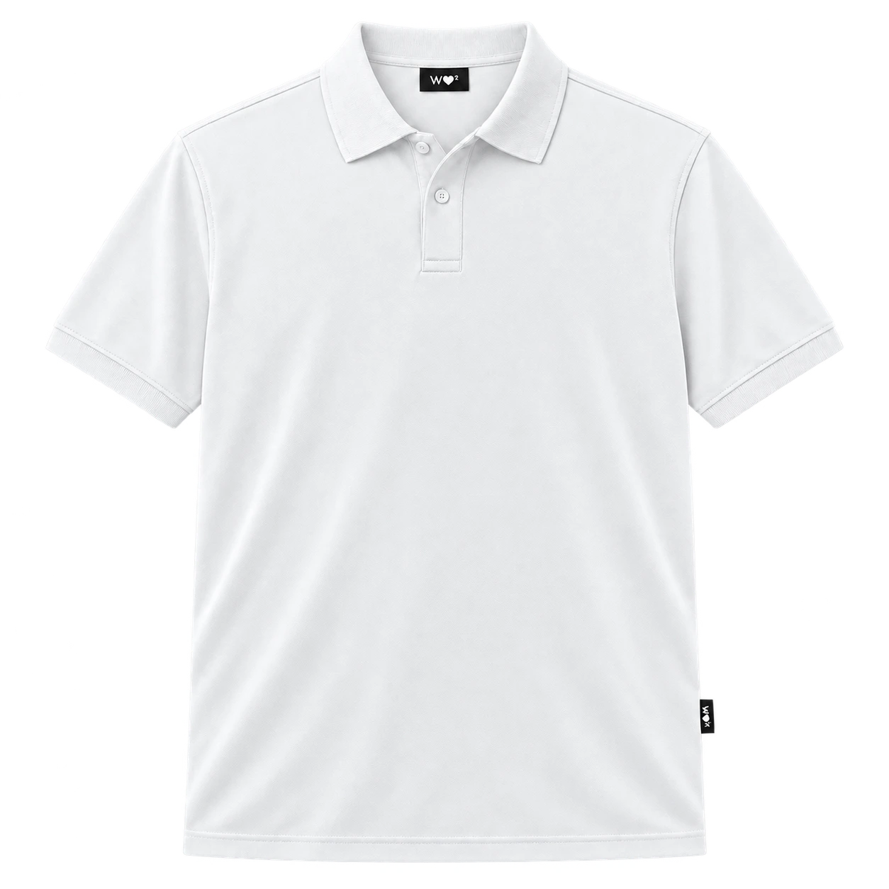 Premium Custom Polo in white