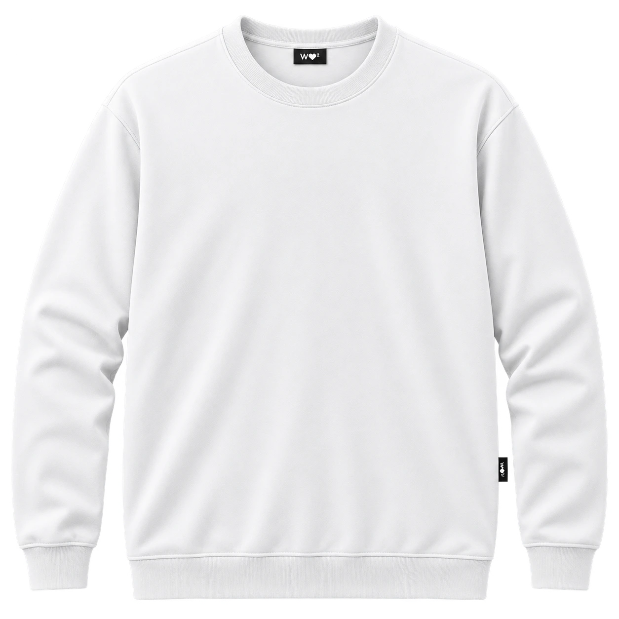 Premium Custom Sweatshirt in white
