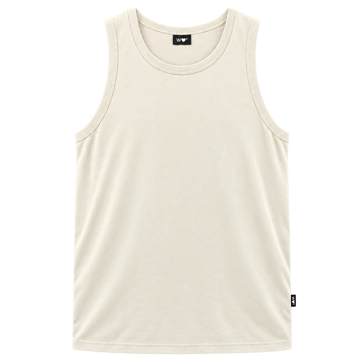 Premium Custom Tank Top in cream