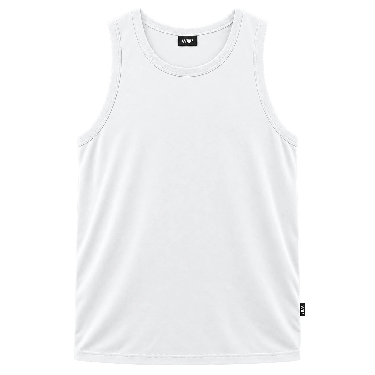 Premium Custom Tank Top in white